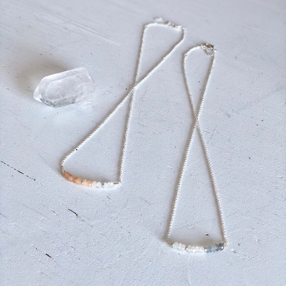 Delicate Moonstone 🌚 Necklace